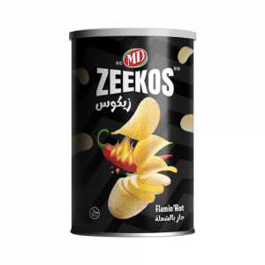 Zeekos Flamin Spicy Flamin Flavor Chips