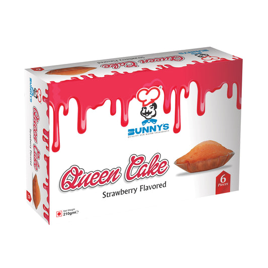 BUNNY'S QUEEN CAKE STRAWBERRY 6 PACK