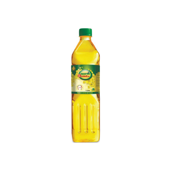 Seasons canola oil 1l bottle
