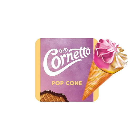 WALLS CORNETTO STRAWBERRY/ VANILLA CONE